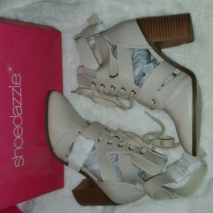 Strappy open toe sandals/heels